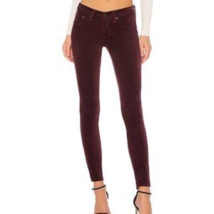 Rag & Bone Velvet Skinny Jeans